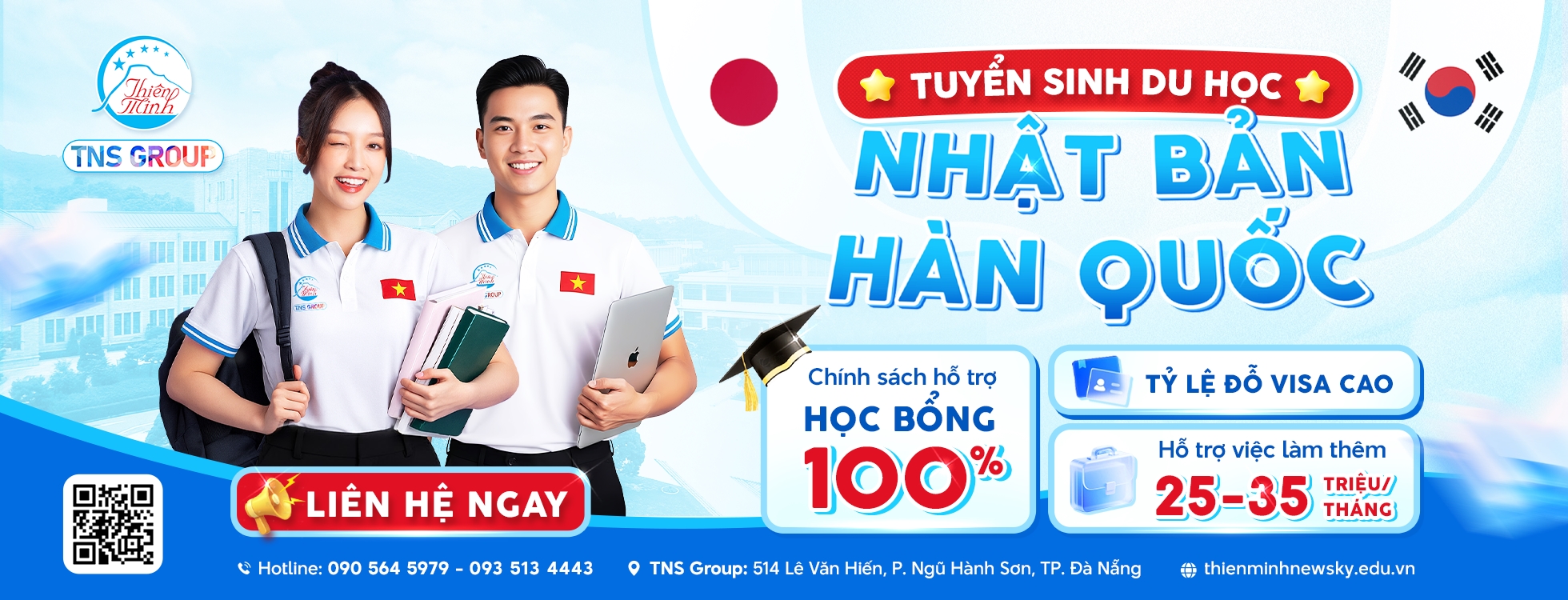 Tuyển sinh du học Nhật Bản, Hàn Quốc năm 2026