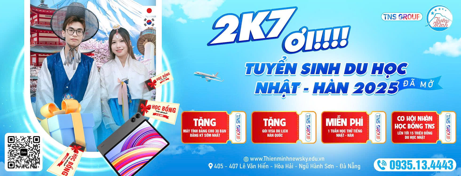 Du Học Hàn Quốc - Nhật Bản Tháng 4 năm 2025
